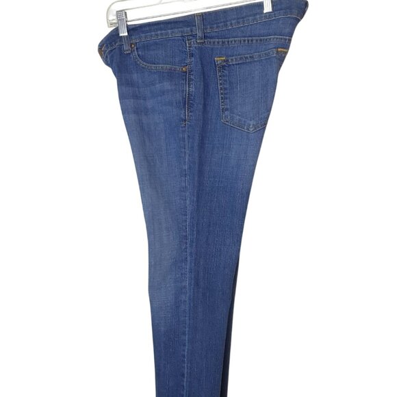 Old Navy 12 Short Womens Bootcut Jeans DIVA Blue Denim Stretch Cowgirl Grunge - Picture 4 of 8